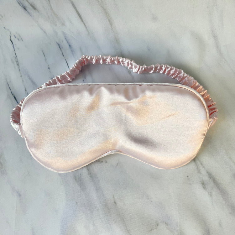 Pink Satin Sleep Eye Mask
