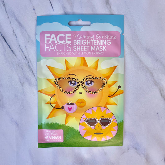 Face Facts Morning Sunshine Brightening Face Sheet Mask